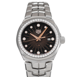 Tag Heuer Link Quartz Black Dial Silver Steel Strap Watch for Women - WBC131F.BA0649 Buy Now By Tag Heuer