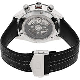 Tag Heuer Carrera Porsche Chronograph Special Edition Black Dial Black Leather Strap Watch for Men - CBN2A1F.FC6492