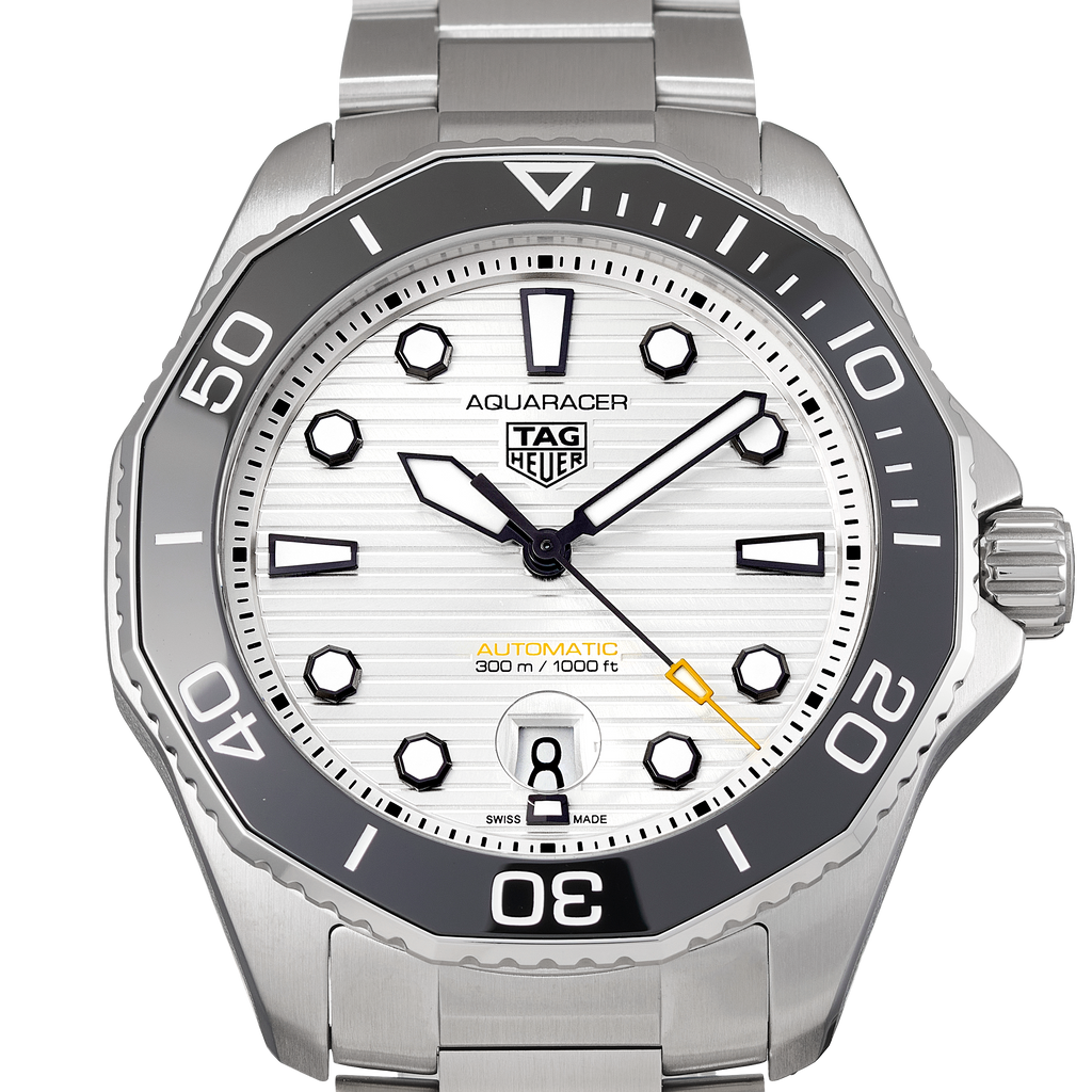 Tag Heuer Aquaracer Professional 300 Automatic Silver Dial Silver Steel Strap Watch for Men - WBP201C.BA0632 Buy Now By Tag Heuer