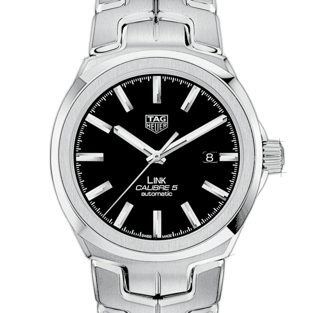 Tag Heuer Link Quartz Black Dial Silver Steel Strap Watch for Women - WBC2110.BA0603 Buy Now By Tag Heuer