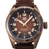 Tag Heuer Autavia Brown Dial Brown Leather Strap Watch for Men - WBE5191.FC8276 Buy Now By Tag Heuer