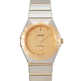 Omega Constellation Manhattan Yellow Dial Two Tone Steel Strap Watch for Women - 131.20.28.60.08.001 Buy Now By Omega