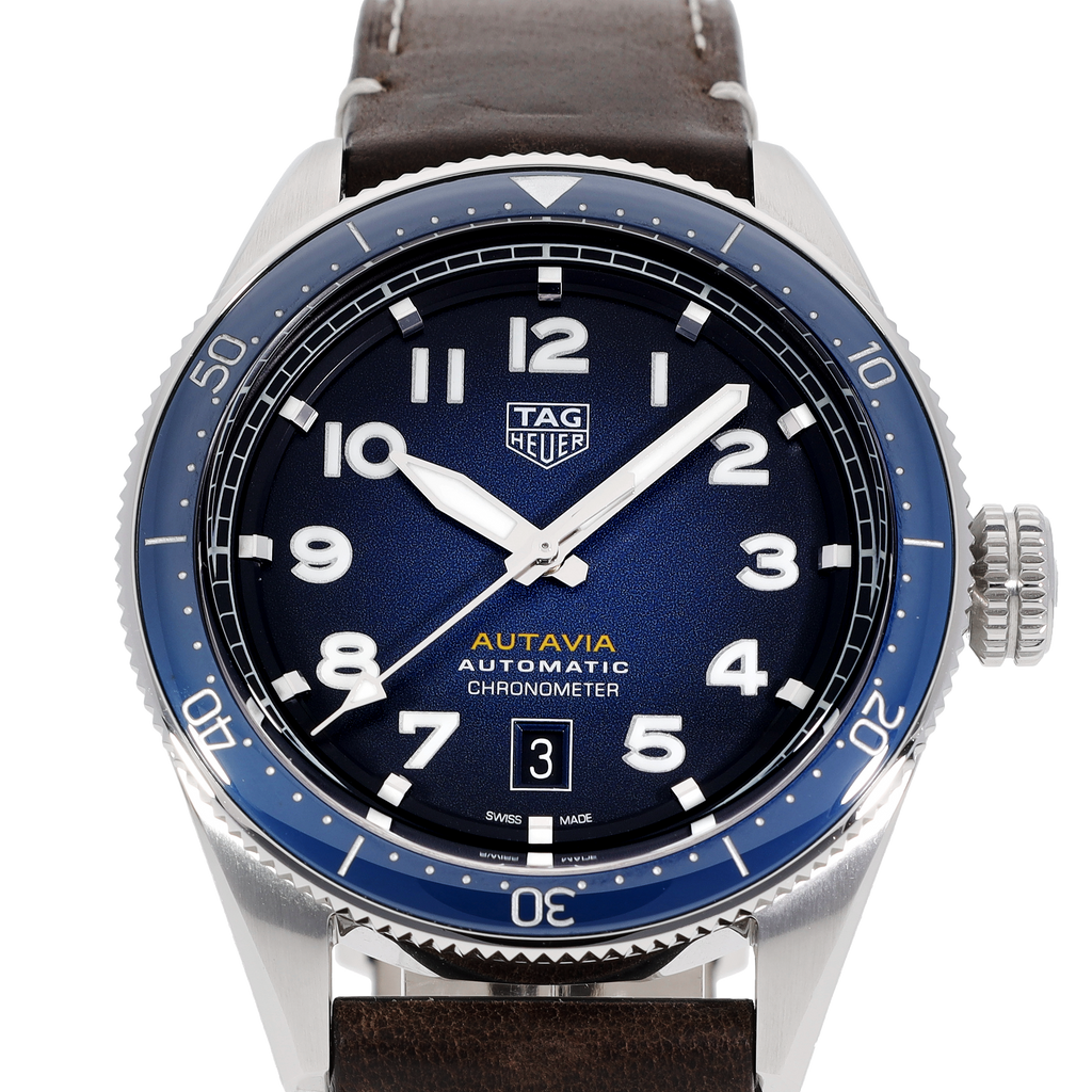 Tag Heuer Autavia Blue Dial Watch for Men - WBE5116.FC8266 Buy Now By Tag Heuer