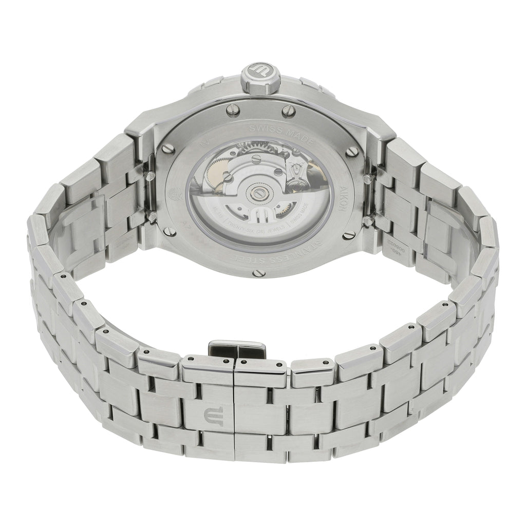 Maurice Lacroix Aikon Automatic Blue Dial Silver Steel Strap Watch For Men - AI6008-SS002-430-1 Buy Now By Maurice Lacroix