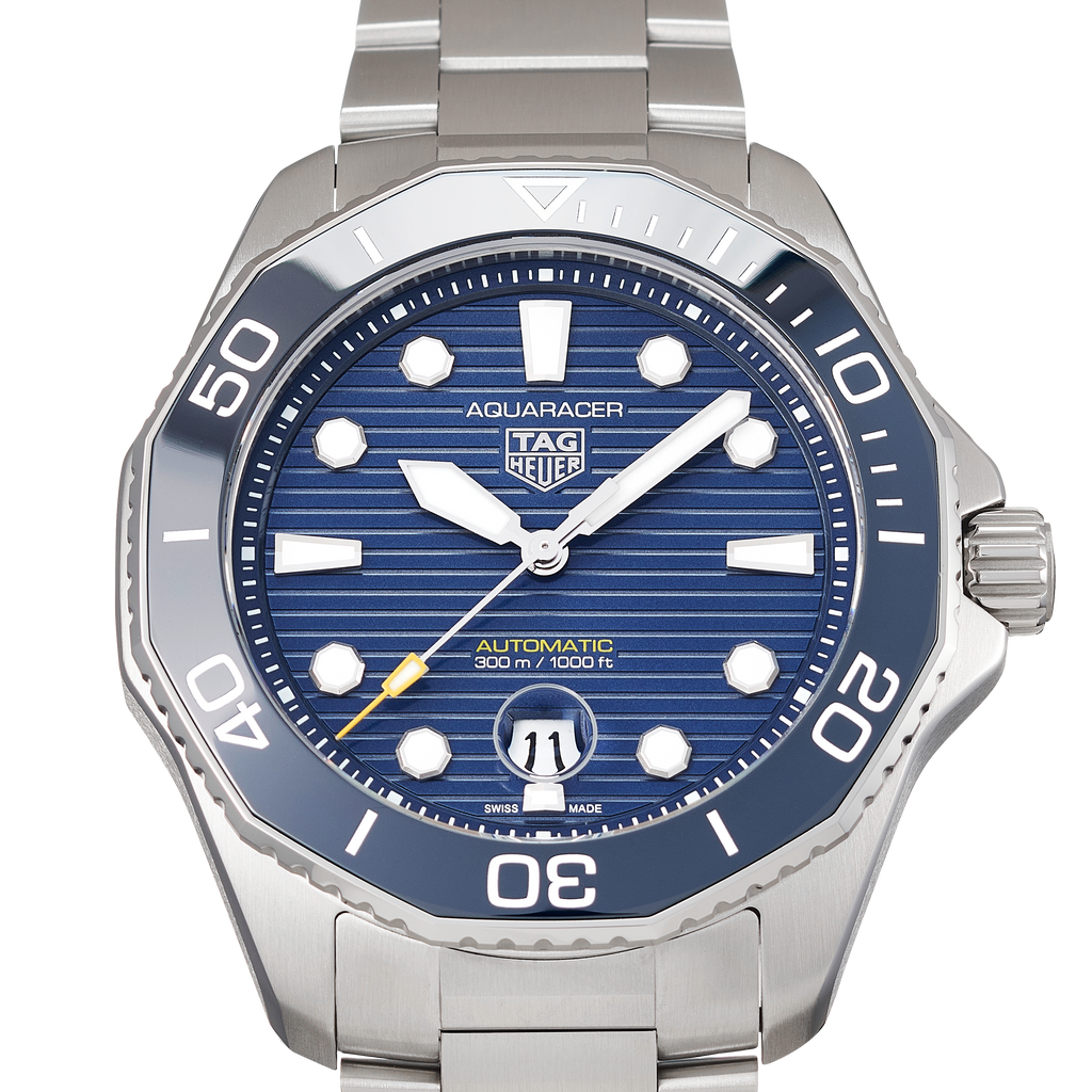 Tag Heuer Aquaracer Professional 300 Automatic Blue Dial Silver Steel Strap Watch for Men - WBP201B.BA0632 Buy Now By Tag Heuer