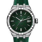 Maurice Lacroix Aikon Chronograph Green Dial Green Rubber Strap Watch for Men - AI1808-SS000-630-5 Buy Now By Maurice Lacroix