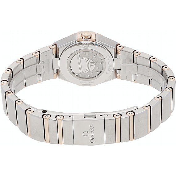 Omega Constellation Quartz Diamonds Blue Dial Two Tone Steel Strap Watch for Women - 131.20.25.60.53.002 Buy Now By Omega