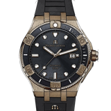 Maurice Lacroix Aikon Venturer Black Dial Black Rubber Strap Watch For Men - AI6058-BRZ0B-330-2 Buy Now By Maurice Lacroix