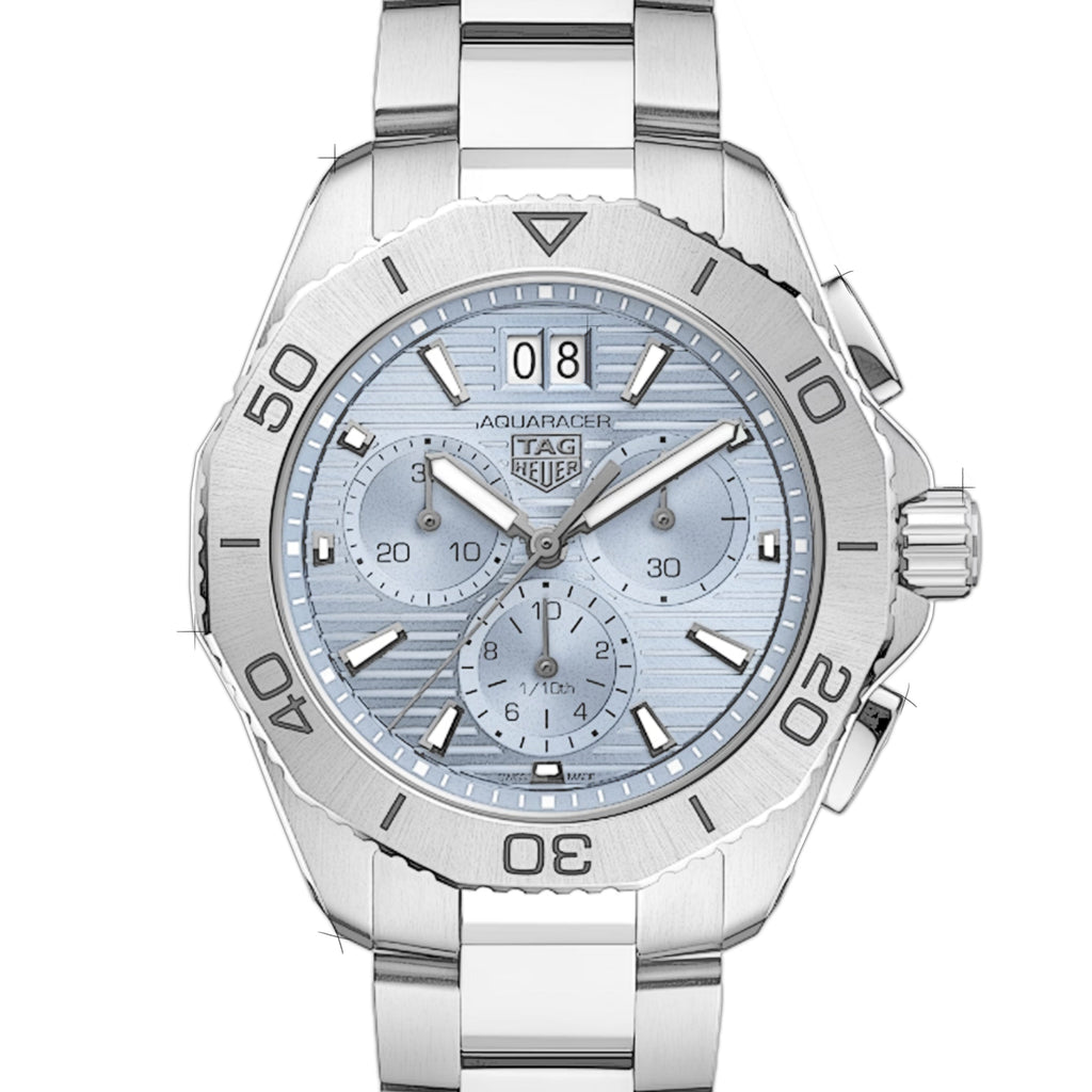 Tag Heuer Aquaracer Professional 200 Date Blue Dial Silver Steel Strap Watch for Men - CBP1112.BA0627 Buy Now By Tag Heuer