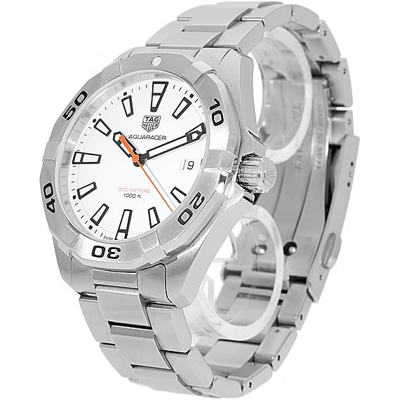 Tag Heuer Aquaracer White Dial Watch for Men - WBD1111.BA0928 Buy Now By Tag Heuer