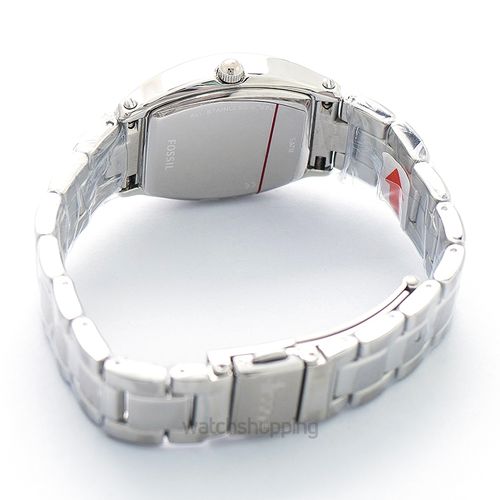 Fossil Wallace Designer Silver Dial Silver Steel Strap Watch for Women - ES3057 Buy Now By Fossil