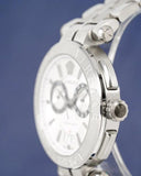Versace Aion Chronograph White Dial Silver Steel Strap Watch for Men - VBR040017 Buy Now By Versace