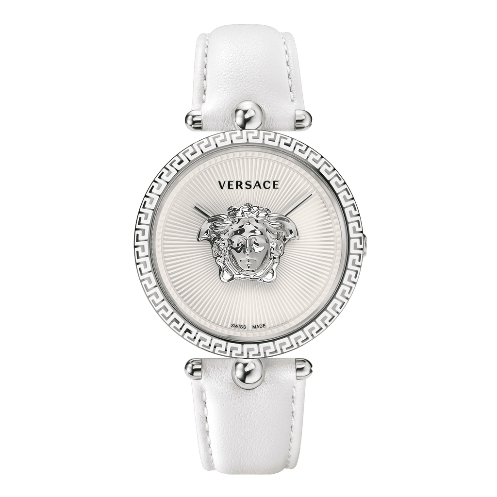Versace Palazzo Empire White Dial White Leather Strap Watch for Women - VCO010017 Buy Now By Versace