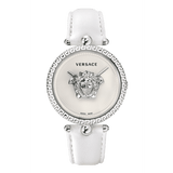 Versace Palazzo Empire White Dial White Leather Strap Watch for Women - VCO010017 Buy Now By Versace