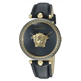 Versace Palazzo Empire Black Dial Black Leather Strap Watch for Women - VCO020017 Buy Now By Versace