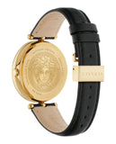 Versace Palazzo Empire Black Dial Black Leather Strap Watch for Women - VCO020017 Buy Now By Versace