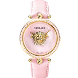 Versace Palazzo Empire Pink Dial Pink Leather Strap Watch for Women - VCO030017 Buy Now By Versace