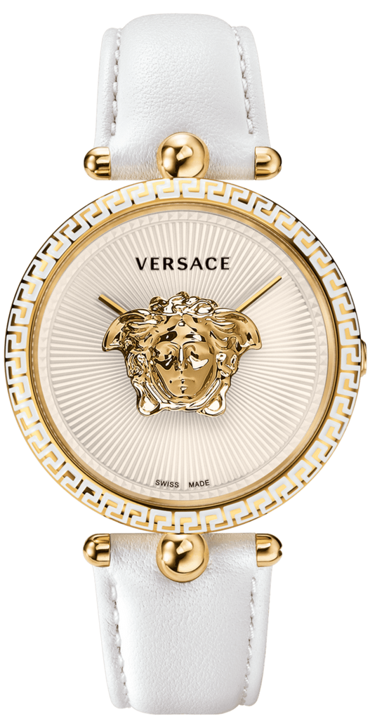 Versace Palazzo Empire White Dial White Leather Strap Watch for Women - VCO040017 Buy Now By Versace