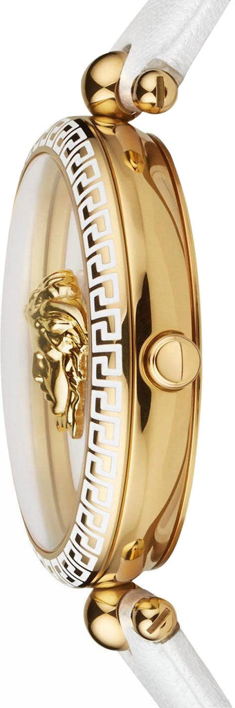 Versace Palazzo Empire White Dial White Leather Strap Watch for Women - VCO040017 Buy Now By Versace