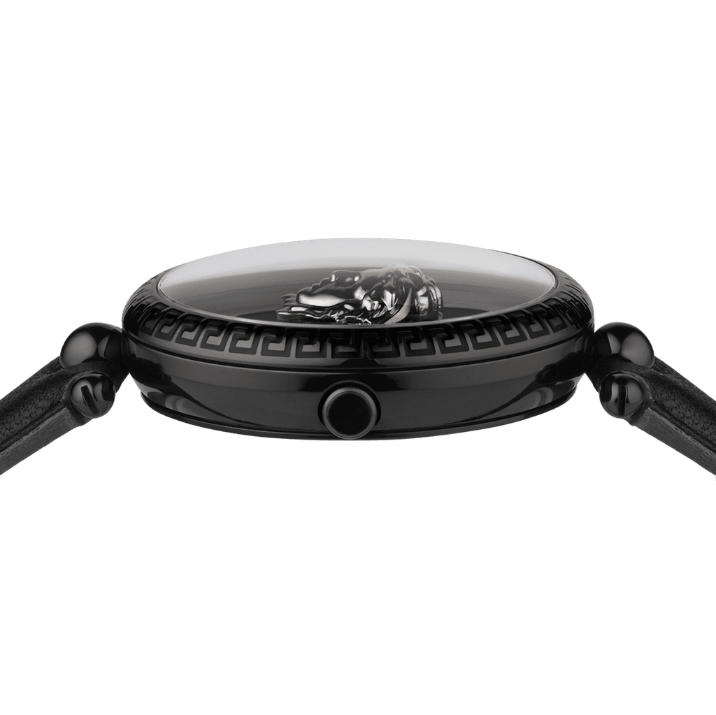 Versace Palazzo Empire Black Dial Black Leather Strap Watch for Women - VCO050017 Buy Now By Versace