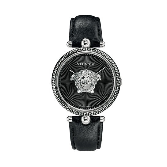 Versace Palazzo Empire Black Dial Black Leather Strap Watch for Women - VCO060017 Buy Now By Versace