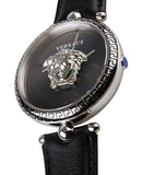 Versace Palazzo Empire Black Dial Black Leather Strap Watch for Women - VCO060017 Buy Now By Versace