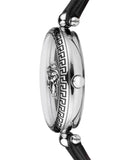 Versace Palazzo Empire Black Dial Black Leather Strap Watch for Women - VCO060017 Buy Now By Versace