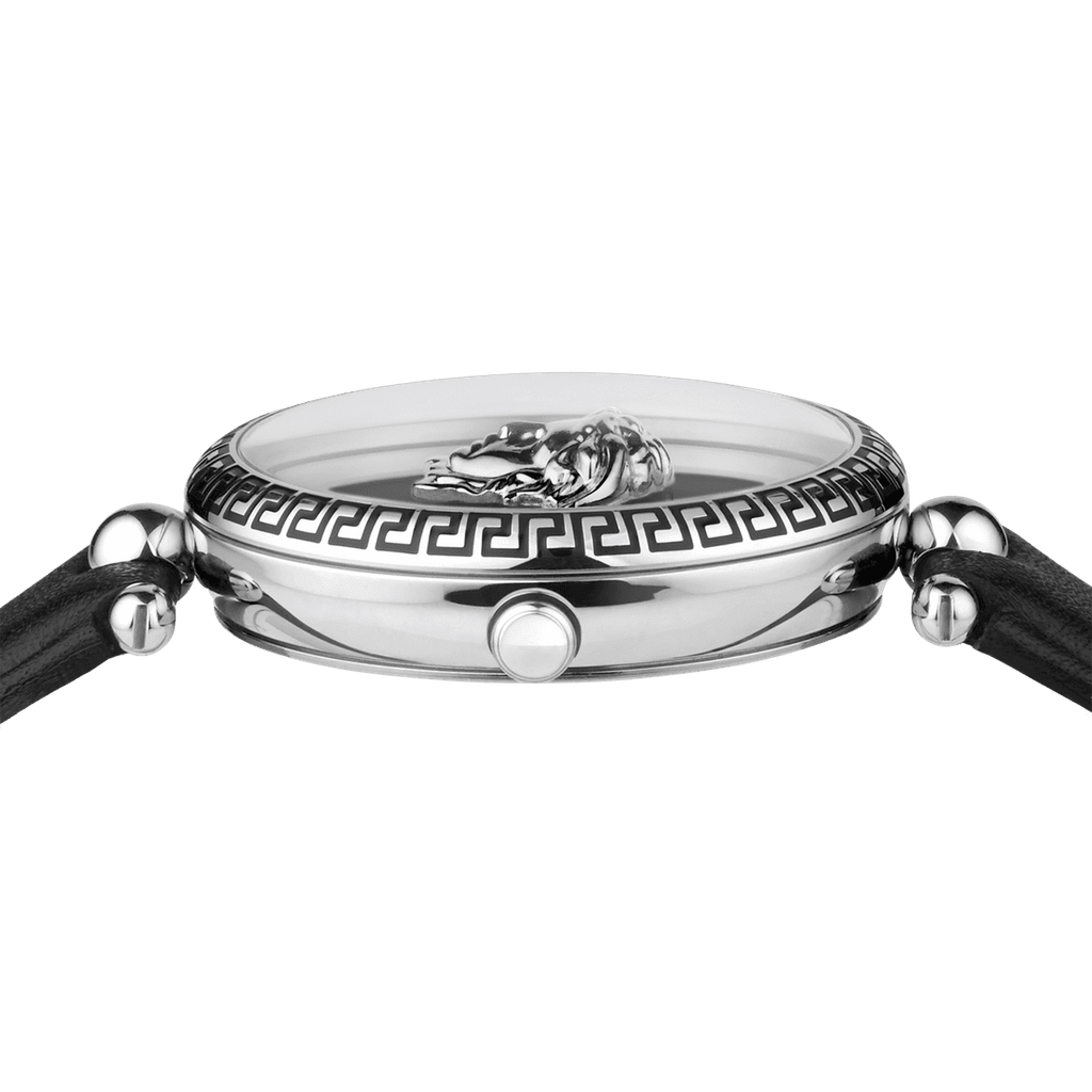 Versace Palazzo Empire Black Dial Black Leather Strap Watch for Women - VCO060017 Buy Now By Versace