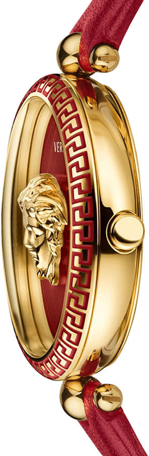 Versace Palazzo Empire Red Dial Red Leather Strap Watch for Women - VCO120017 Buy Now By Versace