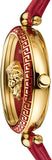 Versace Palazzo Empire Red Dial Red Leather Strap Watch for Women - VCO120017 Buy Now By Versace