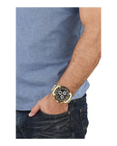 Versace V-Ray Chronograph Black Dial Two Tone Steel Strap Watch For Men - VE2I00421 Buy Now By Versace