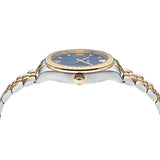 Versace Hellenyium Quartz Blue Dial Two Tone Steel Strap Watch for Men - VEVK00520 Buy Now By Versace