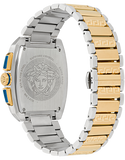 Versace Dominus Chronograph Blue Dial Two Tone Steel Strap Watch For Men - VE6H00723 Buy Now By Versace