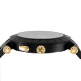 Versace V-Race Analog Quartz Black Dial Two Tone Steel Strap Watch For Men - VEBV00619 Buy Now By Versace