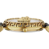 Versace Palazzo Empire Greca Black Dial Black Leather Strap Watch for Women - VEDV00119 Buy Now By Versace