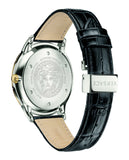 Versace Univers Beige Dial Black Leather Strap Watch for Men - VEBK00218 Buy Now By Versace