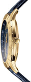 Versace Univers Navy Blue Dial Navy Blue Leather Strap Watch for Men - VEBK00318 Buy Now By Versace