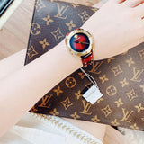 Versace Shadov Quartz Red Dial Red Leather Strap Watch for Women - VEBM00918 Buy Now By Versace