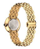Versace V-Flare Quartz Silver Dial Gold Steel Strap Watch for Women - VEBN00818 Buy Now By Versace