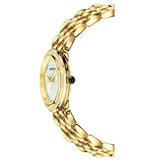 Versace V Flare Diamonds Silver Dial Gold Steel Strap Watch for Women - VEBN00918 Buy Now By Versace