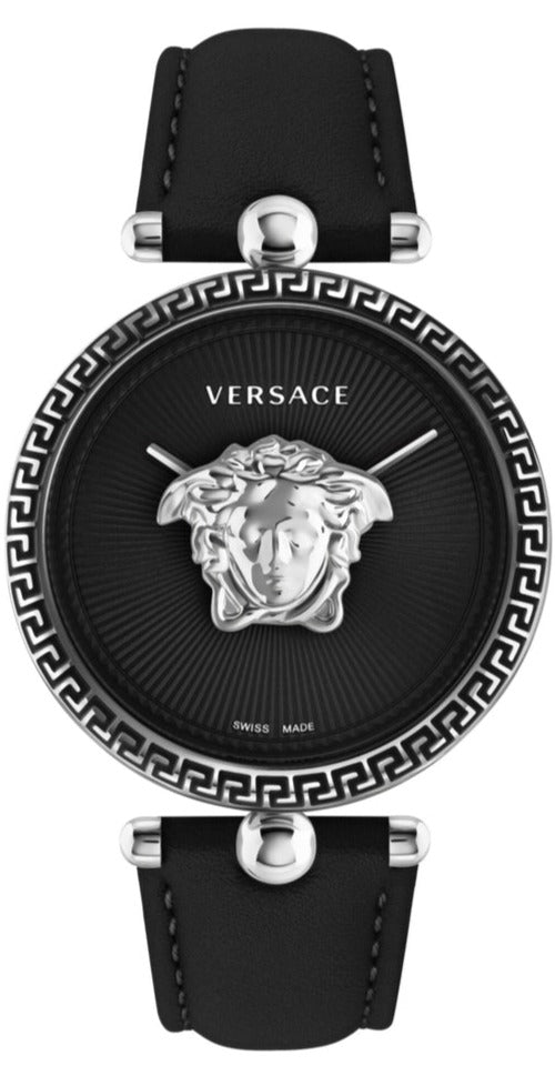 Versace Palazzo Empire Black Dial Black Leather Strap Watch for Women - VCO050017 Buy Now By Versace
