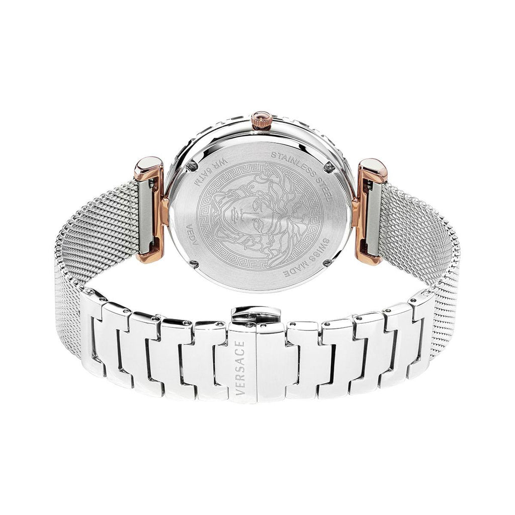 Versace Palazzo Empire Silver Dial Silver Mesh Bracelet Watch for Women - VEDV00419 Buy Now By Versace
