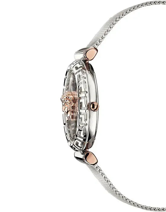 Versace Palazzo Empire Silver Dial Silver Mesh Bracelet Watch for Women - VEDV00419 Buy Now By Versace