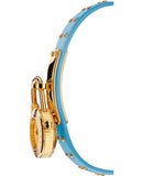 Versace Medusa Lock Icon Quartz White Dial Blue Leather Strap Watch for Women - VEDW00419 Buy Now By Versace
