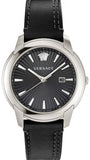 Versace V Urban Black Dial Black Leather Strap Watch for Men - VELQ00119 Buy Now By Versace