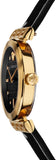 Versace Greca Meander Black Dial Black Leather Strap Watch for Women - VELW00420 Buy Now By Versace