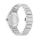 Versace V-Auria Quartz Green Dial Silver Steel Strap Watch for Men - VE0F00125 Buy Now By Versace