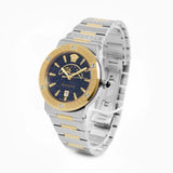 Versace Greca Logo Moonphase Black Dial Two Tone Steel Strap Watch for Men - VE7G00223 Buy Now By Versace