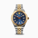 Versace Hellenyium Quartz Blue Dial Two Tone Steel Strap Watch for Men - VEVK00520 Buy Now By Versace