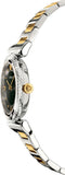 Versace V-Motif Black Dial Two Tone Steel Strap Watch for Women - VERE00518 Buy Now By Versace